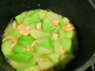 丝瓜炒虾仁 