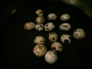 #农品堂亚麻籽油试吃#鹌鹑蛋烧肉,鹌鹑蛋冷水入锅煮熟
